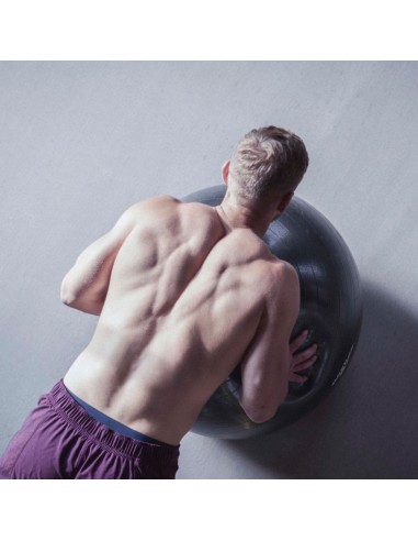 Reebok RAB-12017BK Μπάλα Pilates 75cm, 1.3kg σε Μαύρο Χρώμα