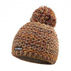 Alpinus Tuntsan Pom Pom Beanie Γυναικείος Fleece Σκούφος Πλεκτός σε Πορτοκαλί χρώμα ST18339