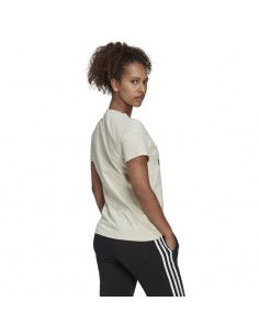 Adidas Loungewear Essentials Γυναικείο Αθλητικό T-shirt Aluminium / Silver Metallic HL2032 2