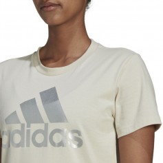 Adidas Loungewear Essentials Γυναικείο Αθλητικό T-shirt Aluminium / Silver Metallic HL2032