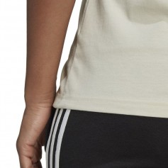 Adidas Loungewear Essentials Γυναικείο Αθλητικό T-shirt Aluminium / Silver Metallic HL2032