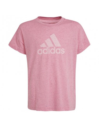Adidas Future Icons Αθλητικό Γυναικείο T-shirt Bliss Pink / White με Στάμπα HM2648