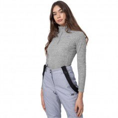 4F H4Z22-BIDP010-27M Γυναικεία Ισοθερμική Μακρυμάνικη Μπλούζα Γκρι