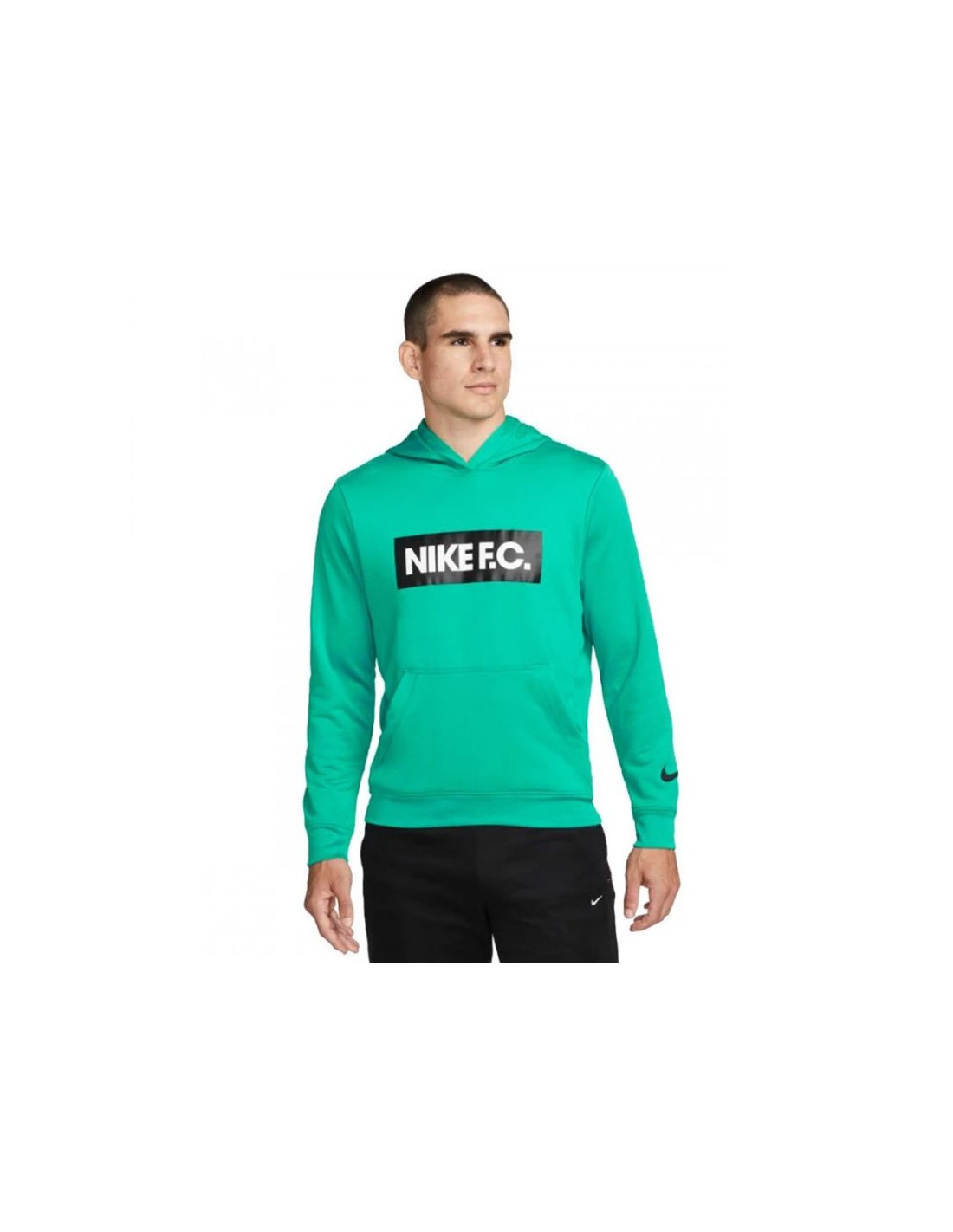 Nike F.C. Ανδρικό Φούτερ με Κουκούλα και Τσέπες Μαύρο DC9075-370