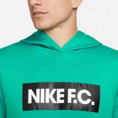 Nike F.C. Ανδρικό Φούτερ με Κουκούλα και Τσέπες Μαύρο DC9075-370