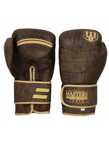 Sport Masters RBTvintage 01555-V10 Γάντια ΜΜΑ Δερμάτινα Καφέ