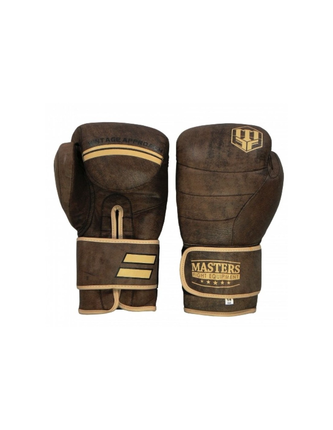Sport Masters RBTvintage 01555-V10 Γάντια ΜΜΑ Δερμάτινα Καφέ