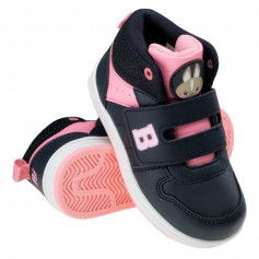 Bejo Παιδικά Sneakers High Bardo Jr. με Σκρατς για Κορίτσι Navy Μπλε 92800377157