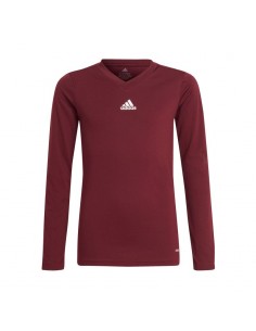 Adidas Παιδική Χειμερινή Μπλούζα Μακρυμάνικη Μπορντό Team Base GN7510