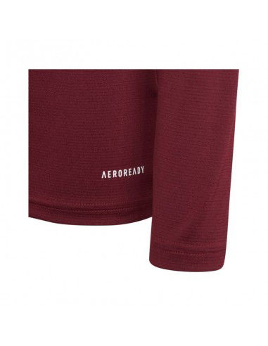 Adidas Παιδική Χειμερινή Μπλούζα Μακρυμάνικη Μπορντό Team Base GN7510