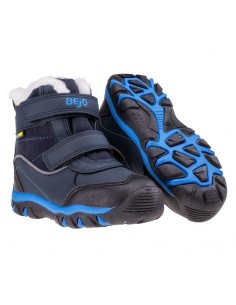 Bejo Baisy Mid Παιδικά Μποτάκια με Σκρατς Navy Μπλε 92800442207