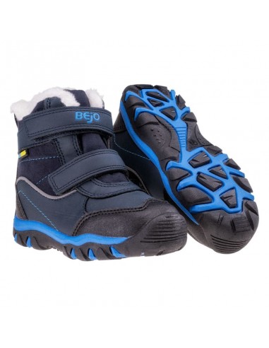 Bejo Baisy Mid Παιδικά Μποτάκια με Σκρατς Navy Μπλε 92800442207
