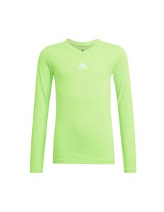 Adidas Παιδική Χειμερινή Μπλούζα Μακρυμάνικη Πράσινη Team Base GN7513