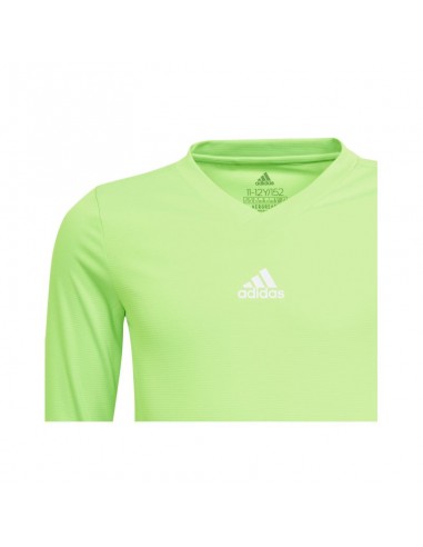 Adidas Παιδική Χειμερινή Μπλούζα Μακρυμάνικη Πράσινη Team Base GN7513