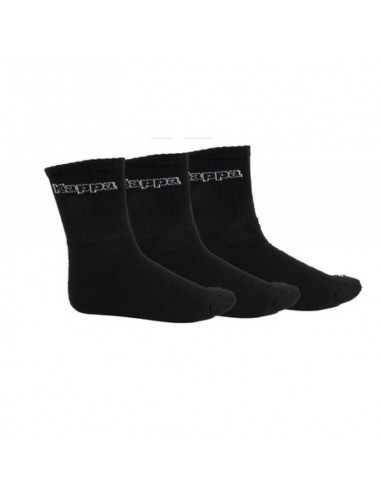 Kappa Ανδρικές Κάλτσες Μαύρες 3 Pack 34113IW-901