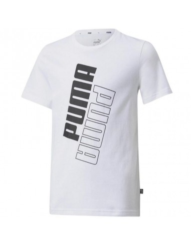 Puma T-shirts Essentials Logo White For