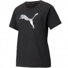 Puma Evostripe Γυναικείο Αθλητικό T-shirt Μαύρο 589143-01