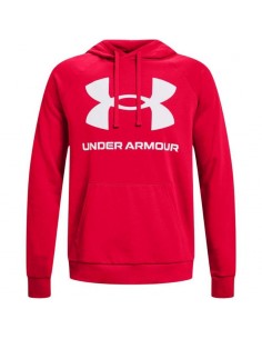 Under Armour Rival Ανδρικό Φούτερ με Κουκούλα και Τσέπες Κόκκινο 1357093-600