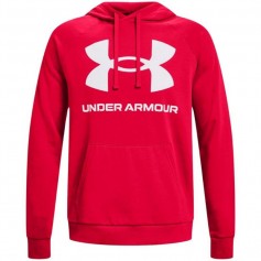 Under Armour Rival Ανδρικό Φούτερ με Κουκούλα και Τσέπες Κόκκινο 1357093-600