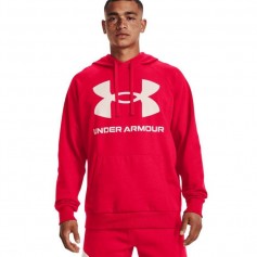 Under Armour Rival Ανδρικό Φούτερ με Κουκούλα και Τσέπες Κόκκινο 1357093-600
