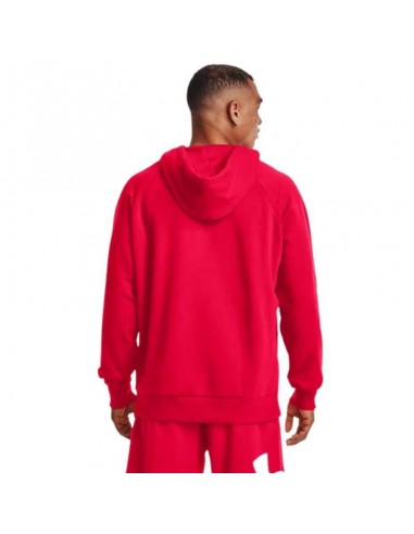 Under Armour Rival Ανδρικό Φούτερ με Κουκούλα και Τσέπες Κόκκινο 1357093-600