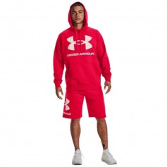Under Armour Rival Ανδρικό Φούτερ με Κουκούλα και Τσέπες Κόκκινο 1357093-600