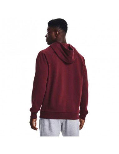 Under Armour Rival Ανδρικό Φούτερ με Κουκούλα και Τσέπες Μπορντό 1357093-690