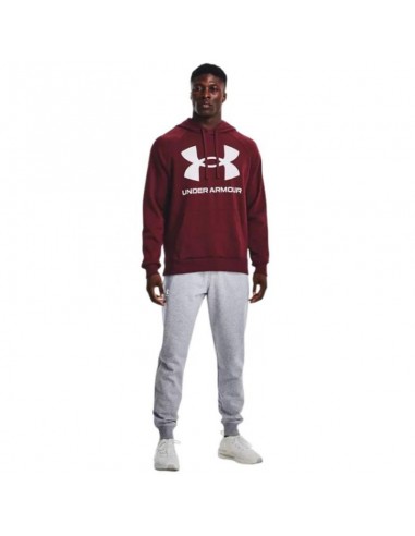 Under Armour Rival Ανδρικό Φούτερ με Κουκούλα και Τσέπες Μπορντό 1357093-690