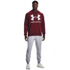 Under Armour Rival Ανδρικό Φούτερ με Κουκούλα και Τσέπες Μπορντό 1357093-690