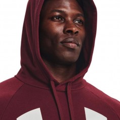 Under Armour Rival Ανδρικό Φούτερ με Κουκούλα και Τσέπες Μπορντό 1357093-690