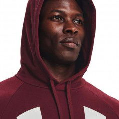 Under Armour Rival Ανδρικό Φούτερ με Κουκούλα και Τσέπες Μπορντό 1357093-690