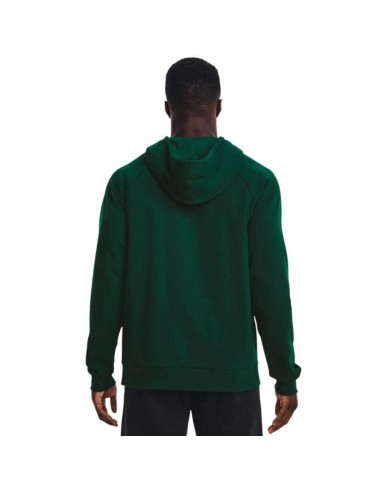 Under Armour Rival Ανδρικό Φούτερ με Κουκούλα και Τσέπες Πράσινο 1357093-330