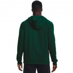 Under Armour Rival Ανδρικό Φούτερ με Κουκούλα και Τσέπες Πράσινο 1357093-330