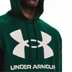 Under Armour Rival Ανδρικό Φούτερ με Κουκούλα και Τσέπες Πράσινο 1357093-330