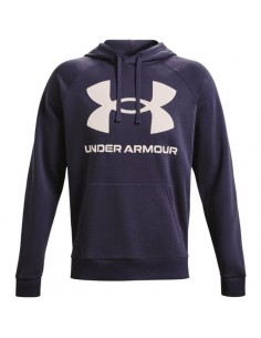 Under Armour Rival Big Ανδρικό Φούτερ με Κουκούλα και Τσέπες Μωβ 1357093-558