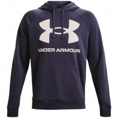 Under Armour Rival Big Ανδρικό Φούτερ με Κουκούλα και Τσέπες Μωβ 1357093-558