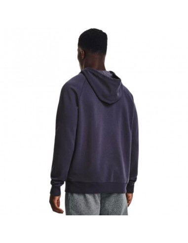 Under Armour Rival Big Ανδρικό Φούτερ με Κουκούλα και Τσέπες Μωβ 1357093-558