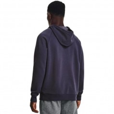 Under Armour Rival Big Ανδρικό Φούτερ με Κουκούλα και Τσέπες Μωβ 1357093-558