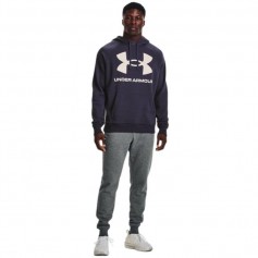 Under Armour Rival Big Ανδρικό Φούτερ με Κουκούλα και Τσέπες Μωβ 1357093-558