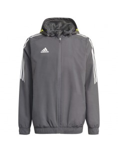 Adidas Condivo 20 Allweather Ανδρικό Χειμωνιάτικο Μπουφάν Γκρι HD2293