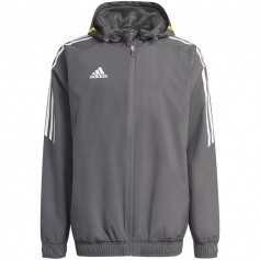 Adidas Condivo 20 Allweather Ανδρικό Χειμωνιάτικο Μπουφάν Γκρι HD2293