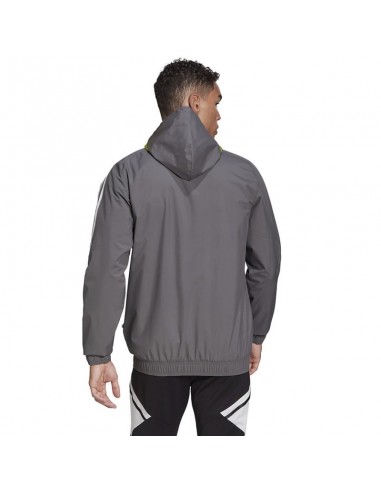 Adidas Condivo 20 Allweather Ανδρικό Χειμωνιάτικο Μπουφάν Γκρι HD2293