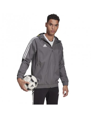 Adidas Condivo 20 Allweather Ανδρικό Χειμωνιάτικο Μπουφάν Γκρι HD2293