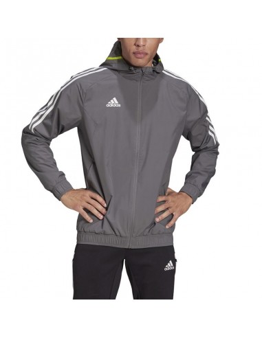 Adidas Condivo 20 Allweather Ανδρικό Χειμωνιάτικο Μπουφάν Γκρι HD2293