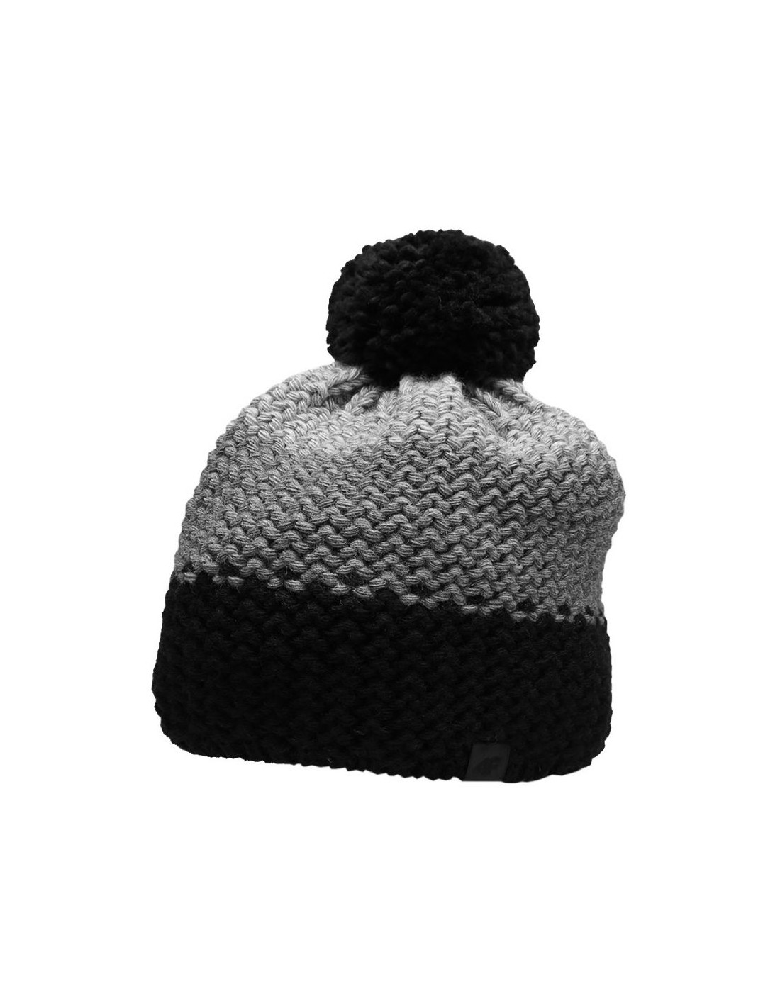 4F Beanie Ανδρικός Σκούφος Πλεκτός σε Γκρι χρώμα H4Z22-CAM012-24S