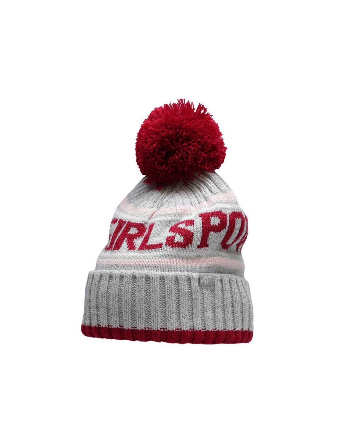 4f 4F Παιδικό Σκουφάκι Πλεκτό Γκρι HJZ22-JCAD005-27M