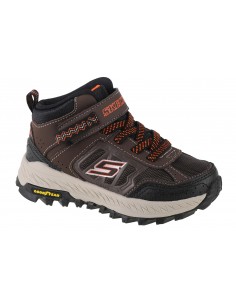 Skechers Παιδικά Μποτάκια Πεζοπορίας Fuse Tread Καφέ 403712L-CHBK