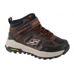 Skechers Παιδικά Μποτάκια Πεζοπορίας Fuse Tread Καφέ 403712L-CHBK