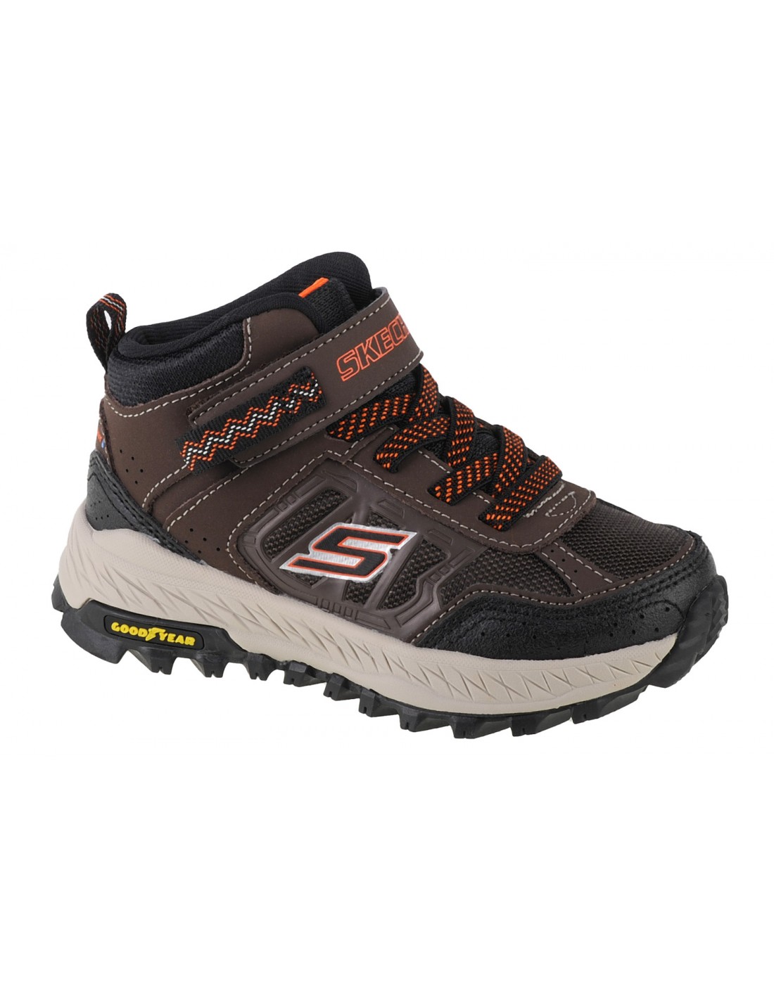 Skechers Skechers Παιδικά Μποτάκια Πεζοπορίας Fuse Tread Καφέ 403712L-CHBK