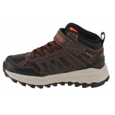 Skechers Παιδικά Μποτάκια Πεζοπορίας Fuse Tread Καφέ 403712L-CHBK